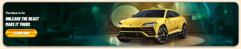 Vegasino "Απελευθέρωσε το Θηρίο" πολυτελές SUV προωθητική αφίσα